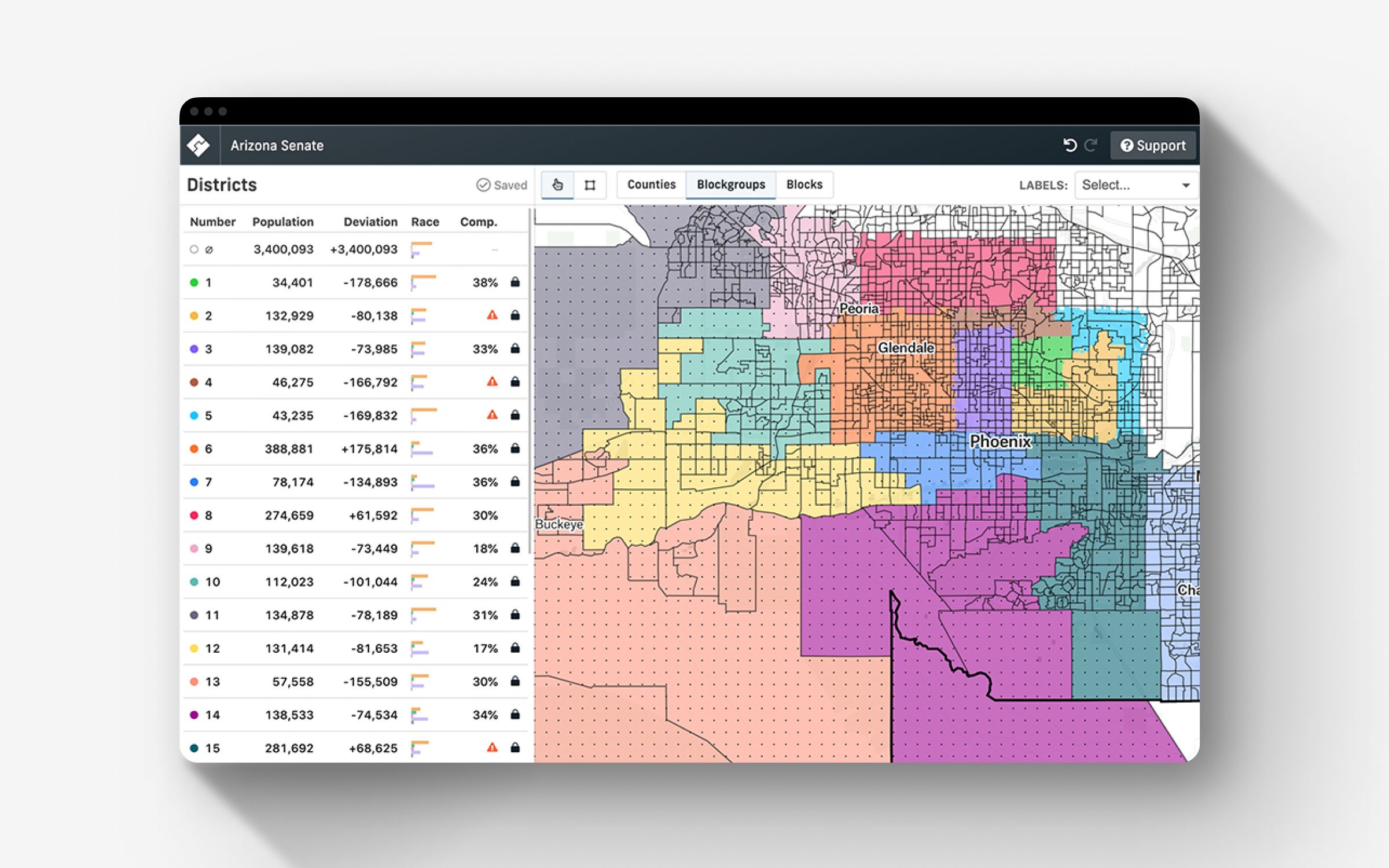 Screenshot of the application.